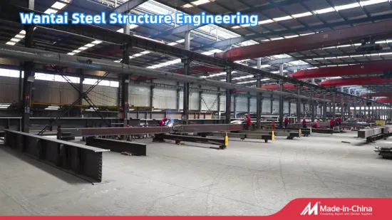Suministro de estructura de acero galvanizado edificio de acero prefabricado/taller/percha/almacén